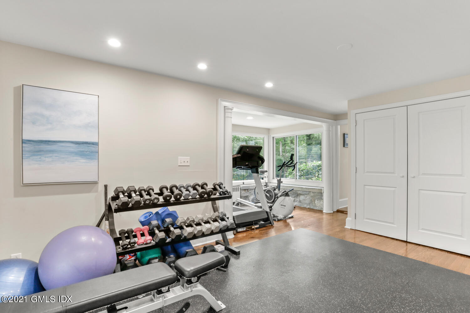 53 Hillcrest Park Road Old Greenwich, CT 06870 - Photo 23 of 53 a living room with furniture and a large window