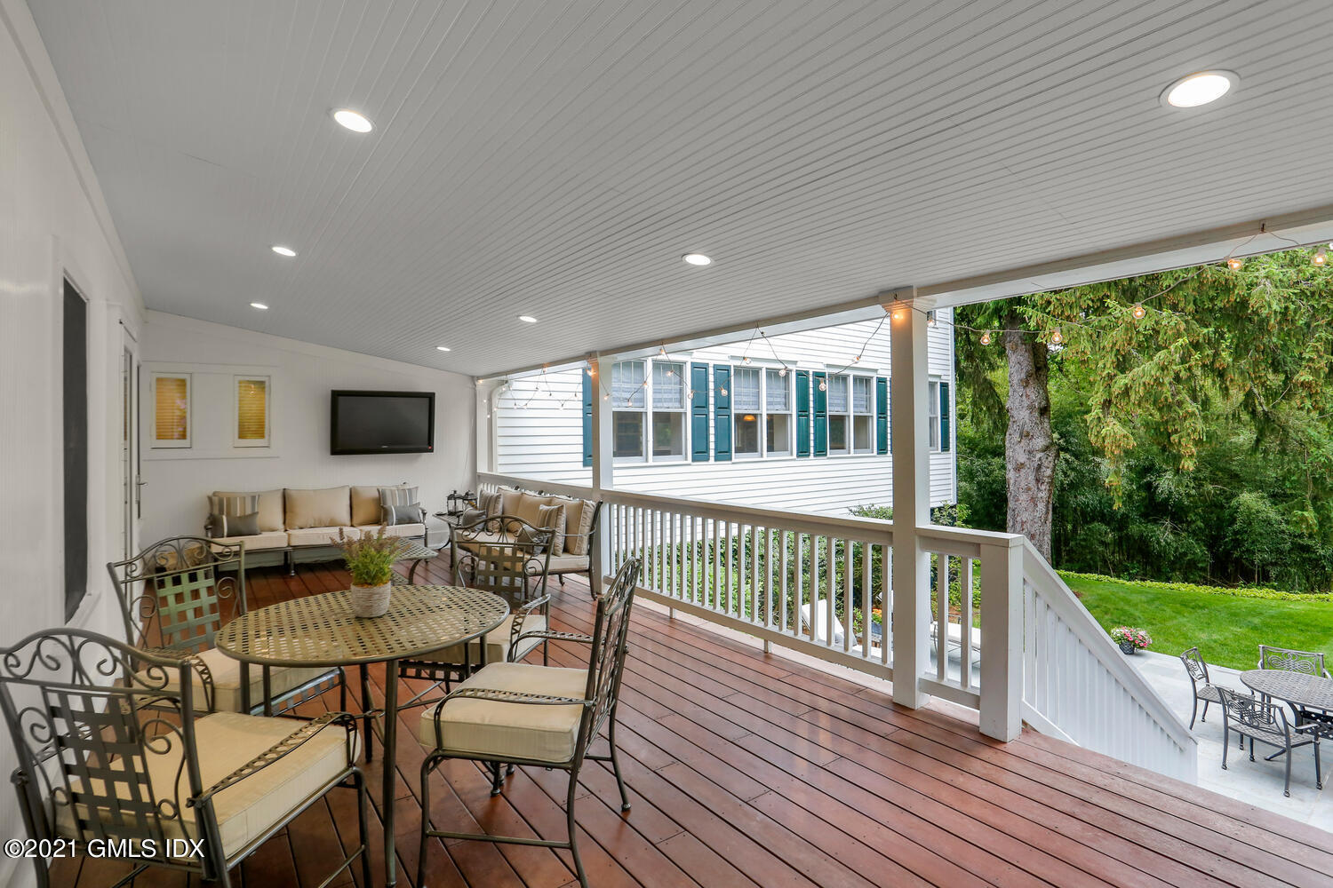 53 Hillcrest Park Road Old Greenwich, CT 06870 - Photo 39 of 53 a view of a dining room with furniture window and wooden floor