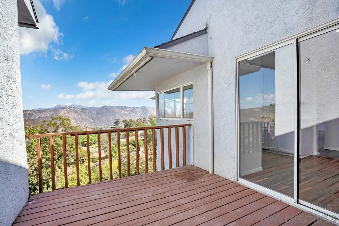 12040 Rocoso Road Lakeside, CA 92040 - Photo 41 of 56 a view of balcony with wooden floor