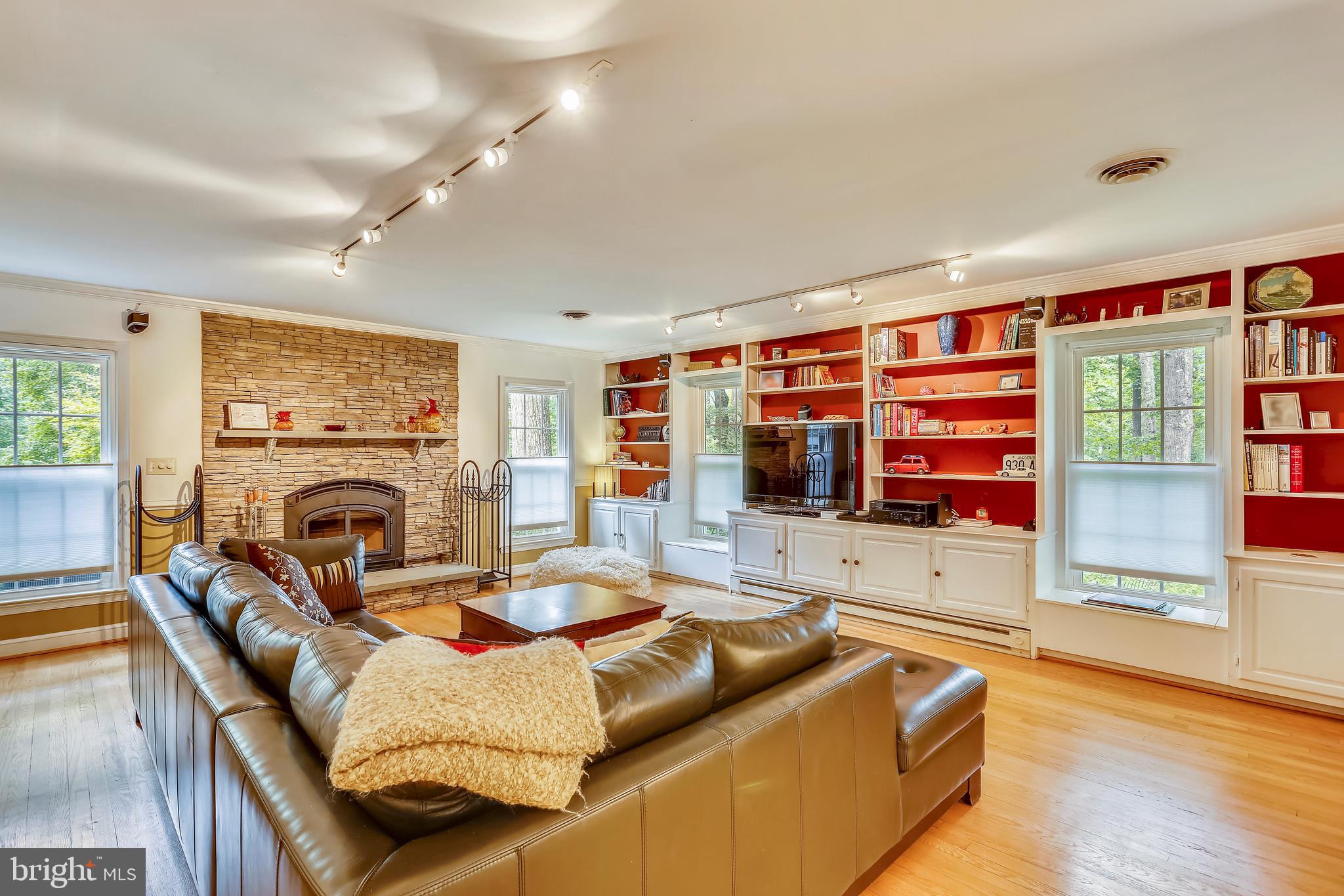 9420 Brink Road Laytonsville, MD 20882 - Photo 13 of 97 High efficiency fireplace brings in warmth