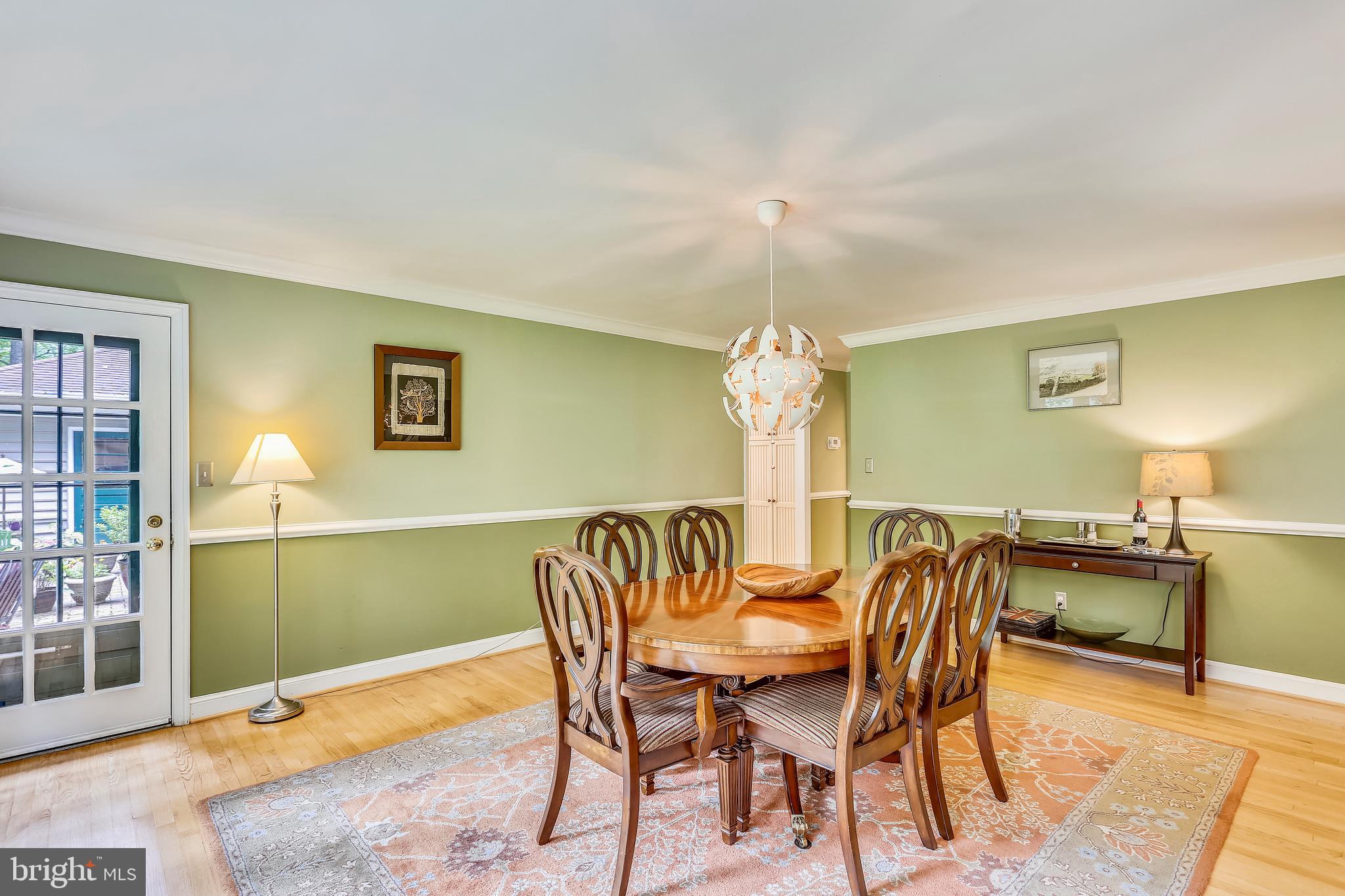 9420 Brink Road Laytonsville, MD 20882 - Photo 23 of 97 Dining room has crown molding & chair rail