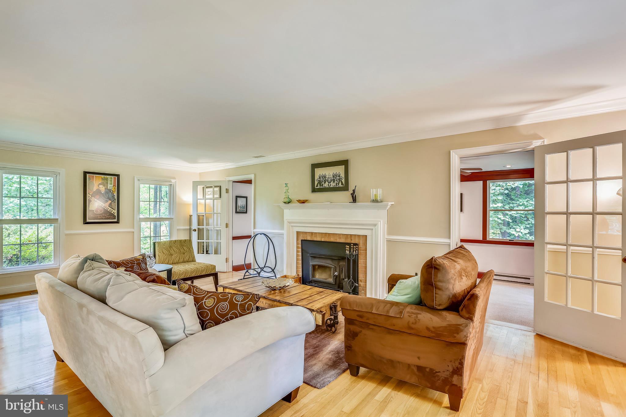 9420 Brink Road Laytonsville, MD 20882 - Photo 25 of 97 Formal living room opens into the library