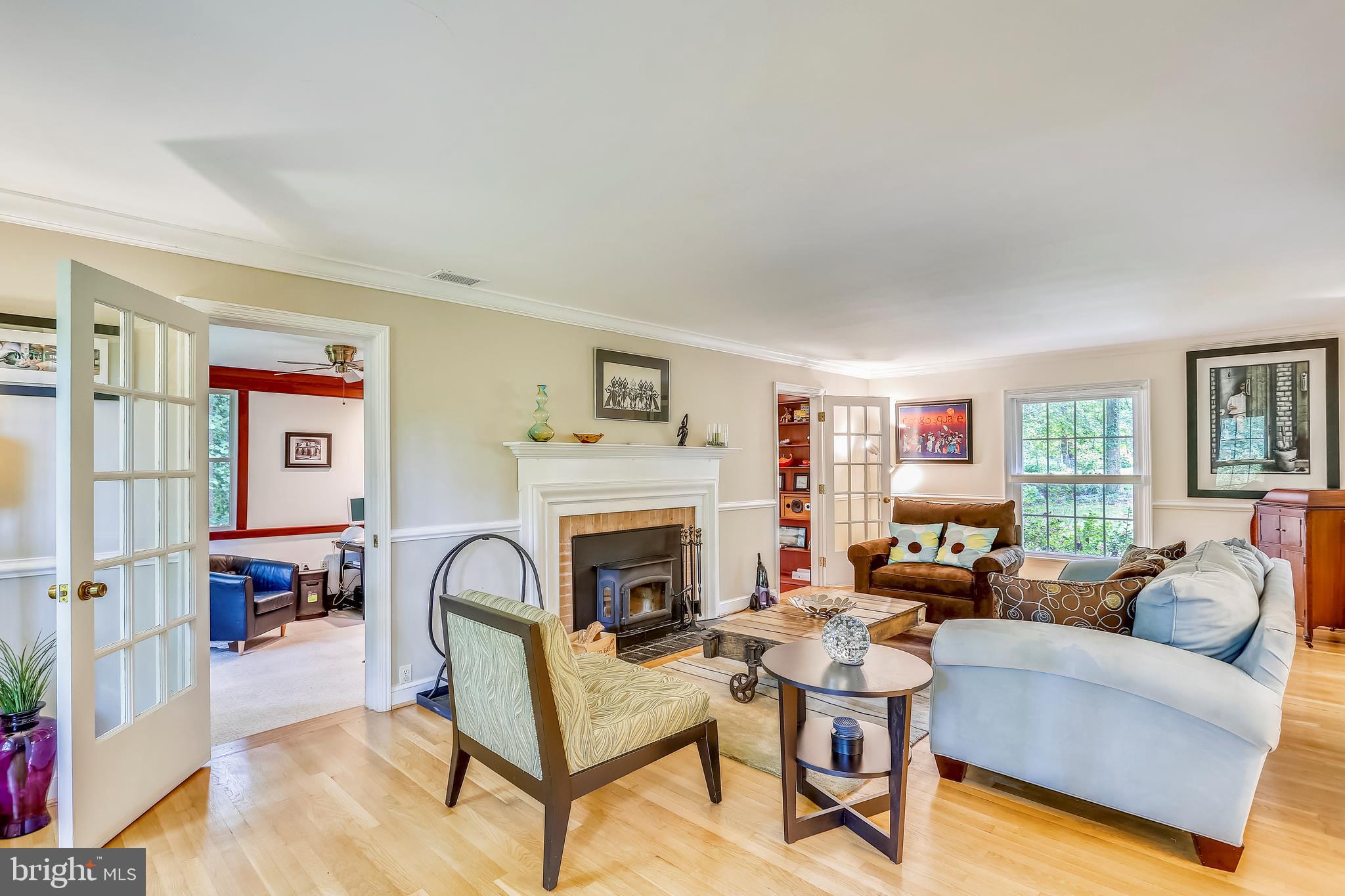 9420 Brink Road Laytonsville, MD 20882 - Photo 27 of 97 Formal living room has a wood-burning fireplace
