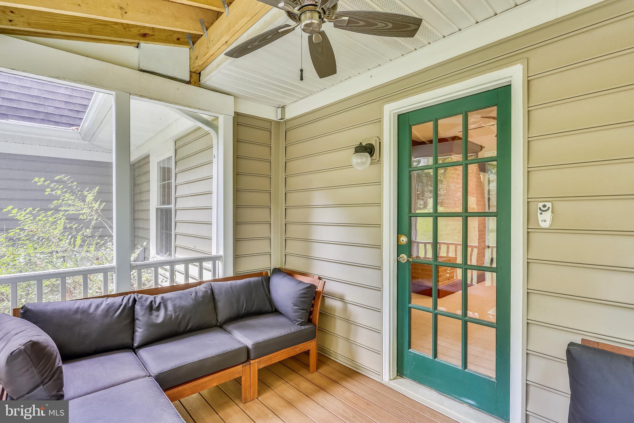 9420 Brink Road Laytonsville, MD 20882 - Photo 33 of 97 Screened porch leads into the library
