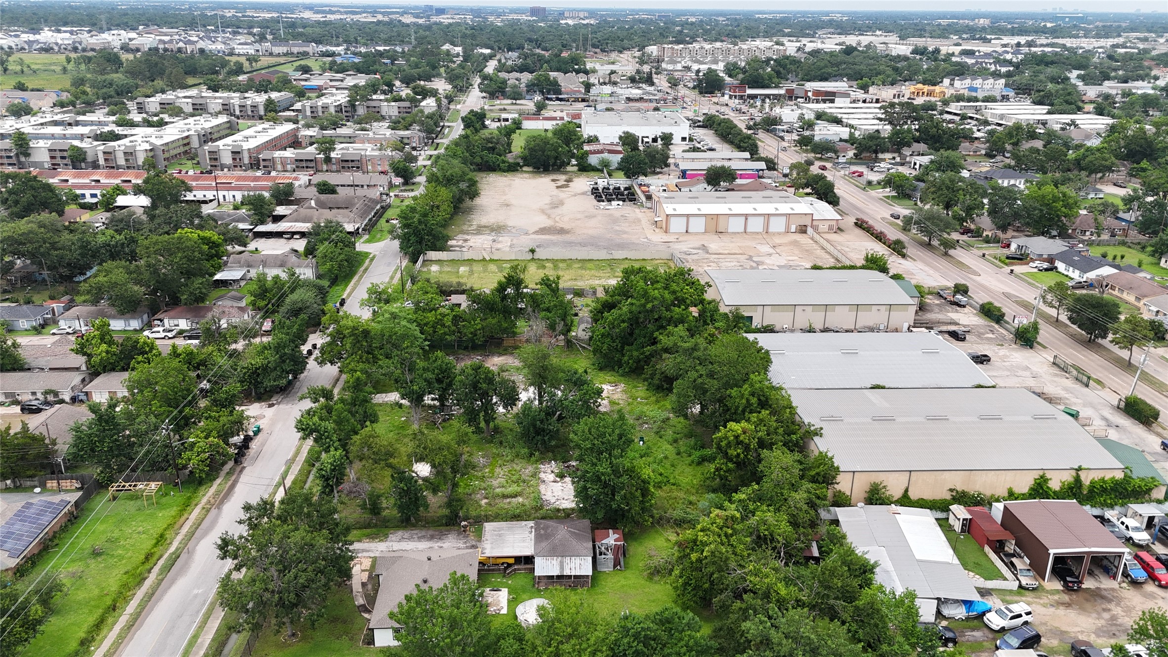 1926 Ojeman Road Houston, TX 77080 - Photo 19 of 22 an aerial view of residential houses with city view