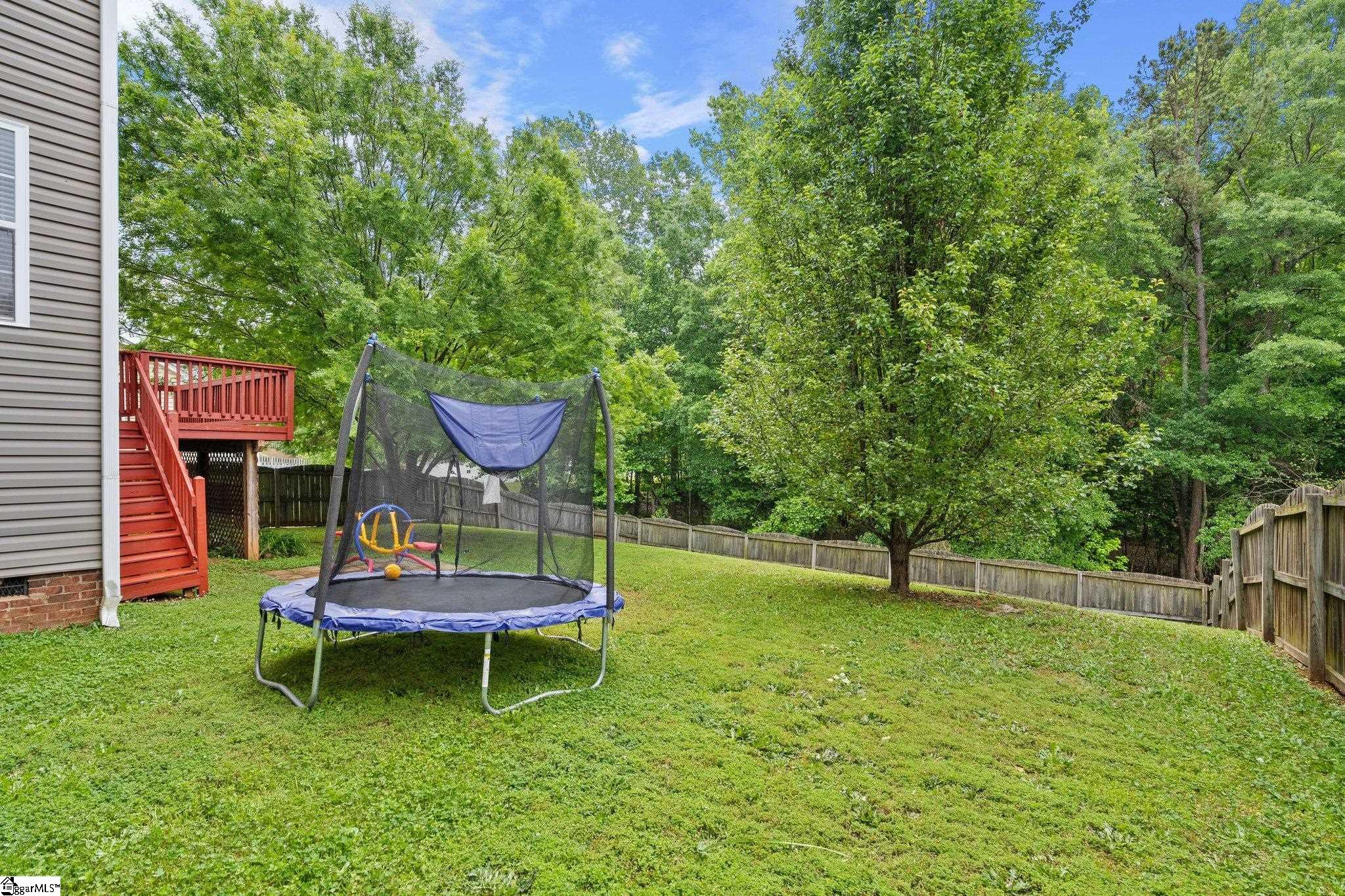304 Grimes Drive Simpsonville, SC 29681 - Photo 30 of 36 Large Fenced in yard backing to the Nature Preserve!