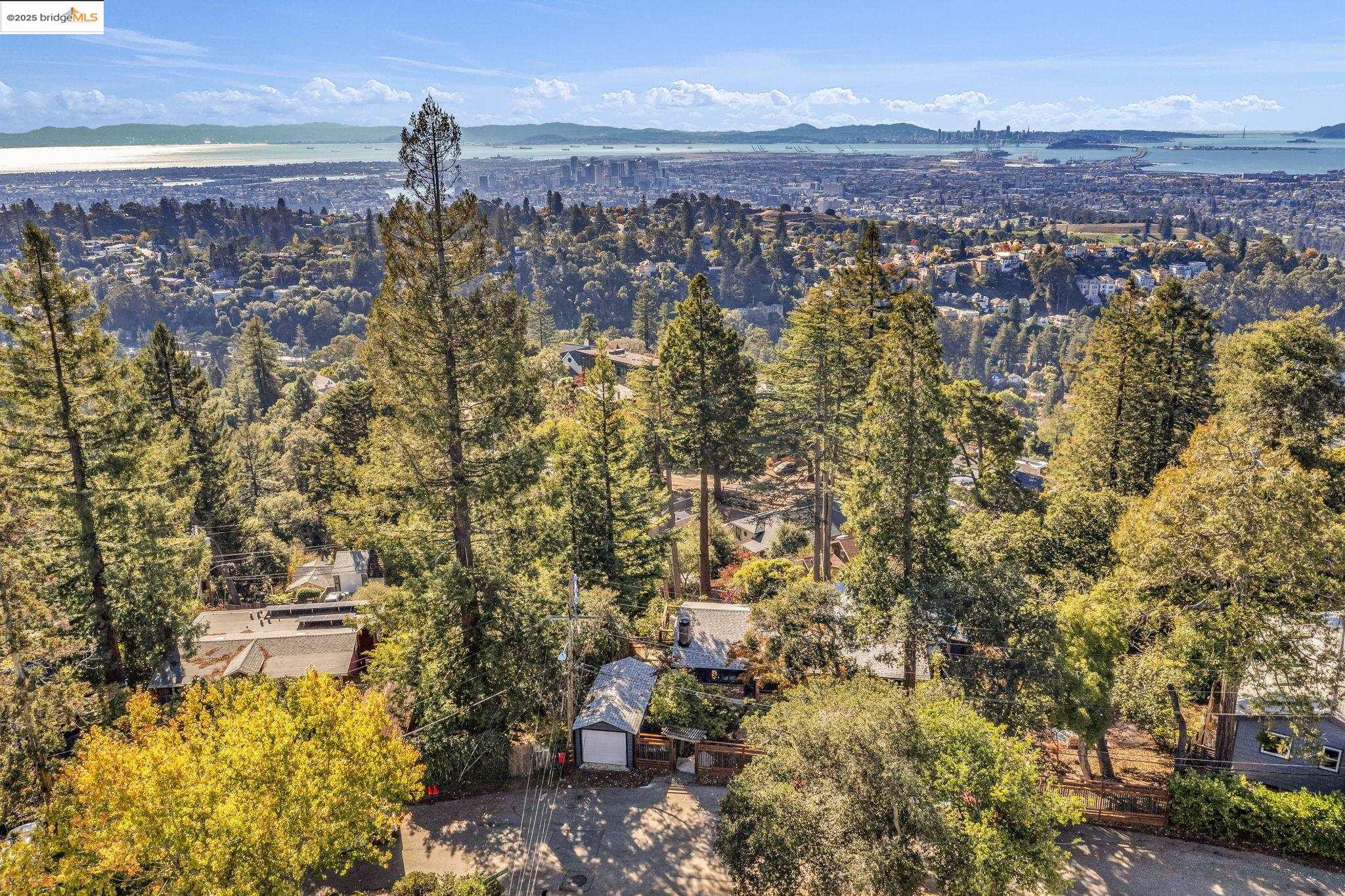 6141 Merriewood Drive Oakland, CA 94611 - Photo 53 of 58 Aerial view of mountains