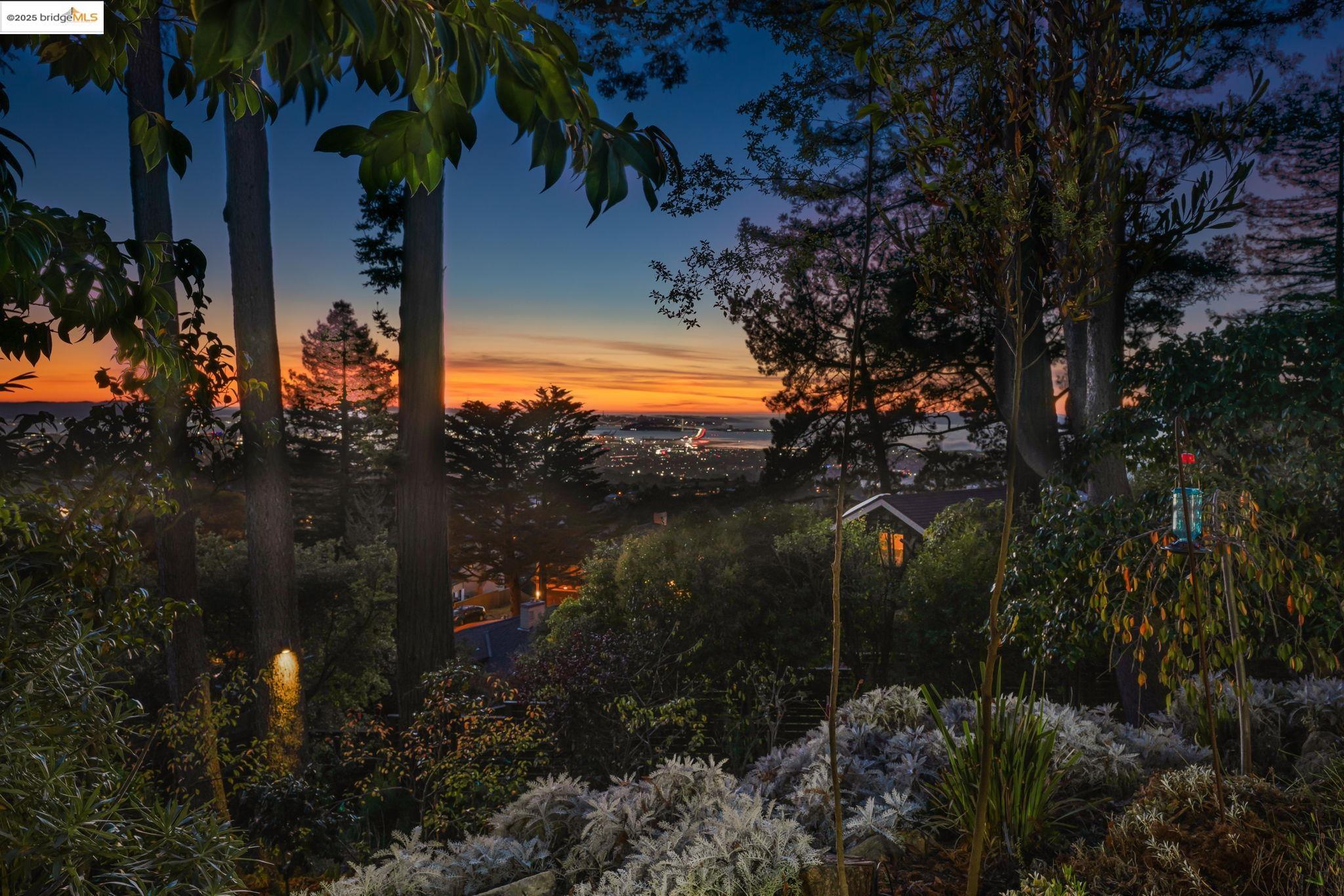 6141 Merriewood Drive Oakland, CA 94611 - Photo 56 of 58 View of nature at dusk