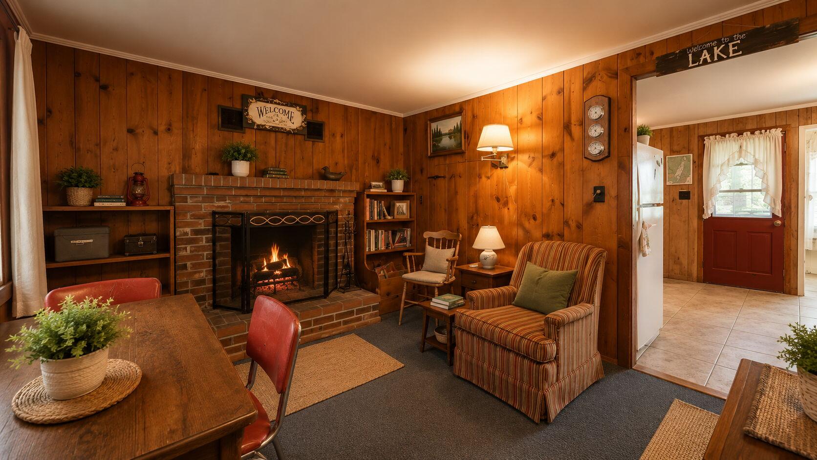 331 Mt Hunger Shore Road Raymond, ME 04071 - Photo 12 of 28 Cozy living room