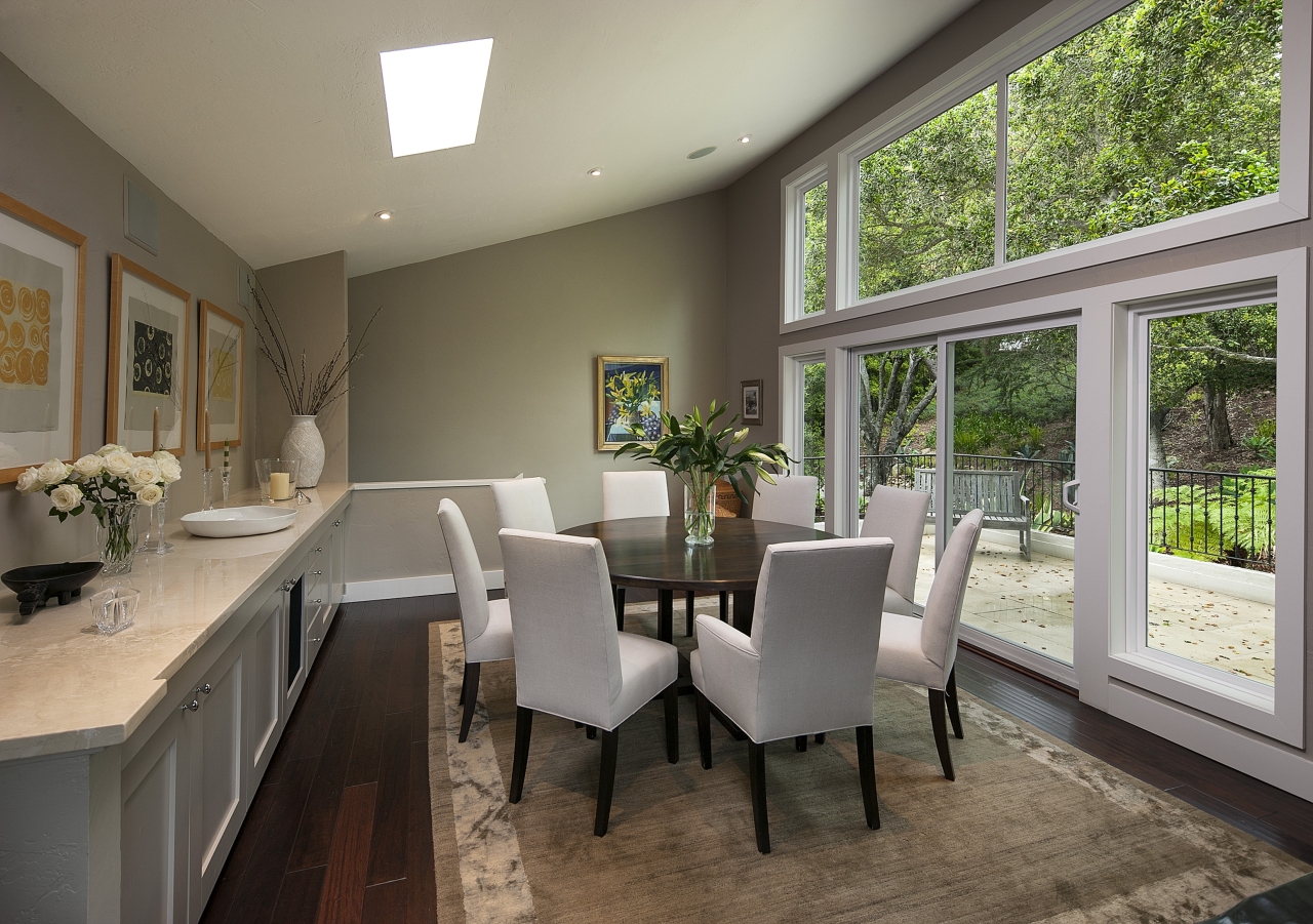 1075 Cold Spring Road Montecito, CA 93108 - Photo 4 of 7 a view of a dining room with furniture window and outside view
