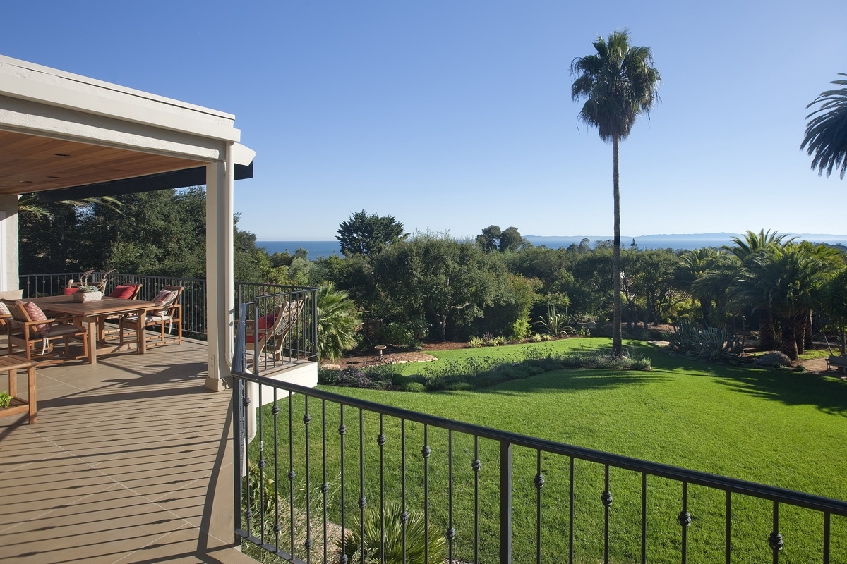 1075 Cold Spring Road Montecito, CA 93108 - Photo 6 of 7 a view of a porch with garden
