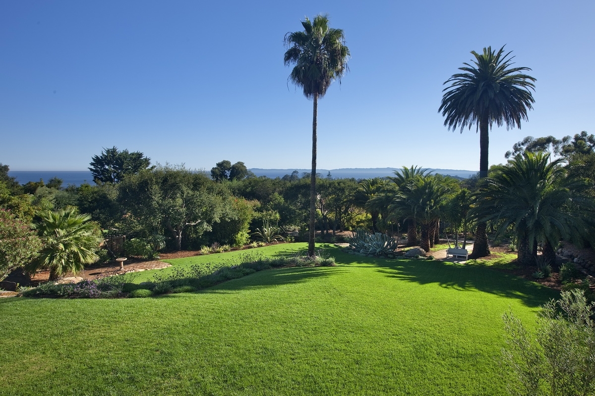 1075 Cold Spring Road Montecito, CA 93108 - Photo 7 of 7 a view of a garden with a tree