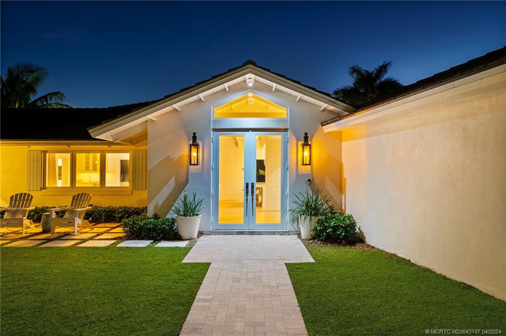 a front door view of a house