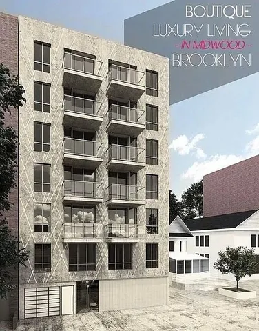 a front view of a building