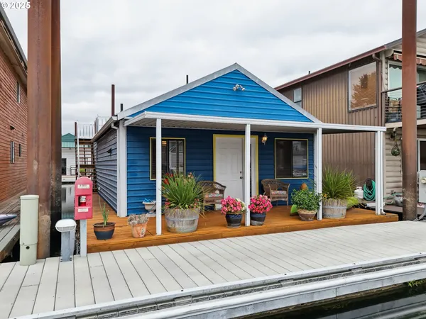 a front view of a house with porch