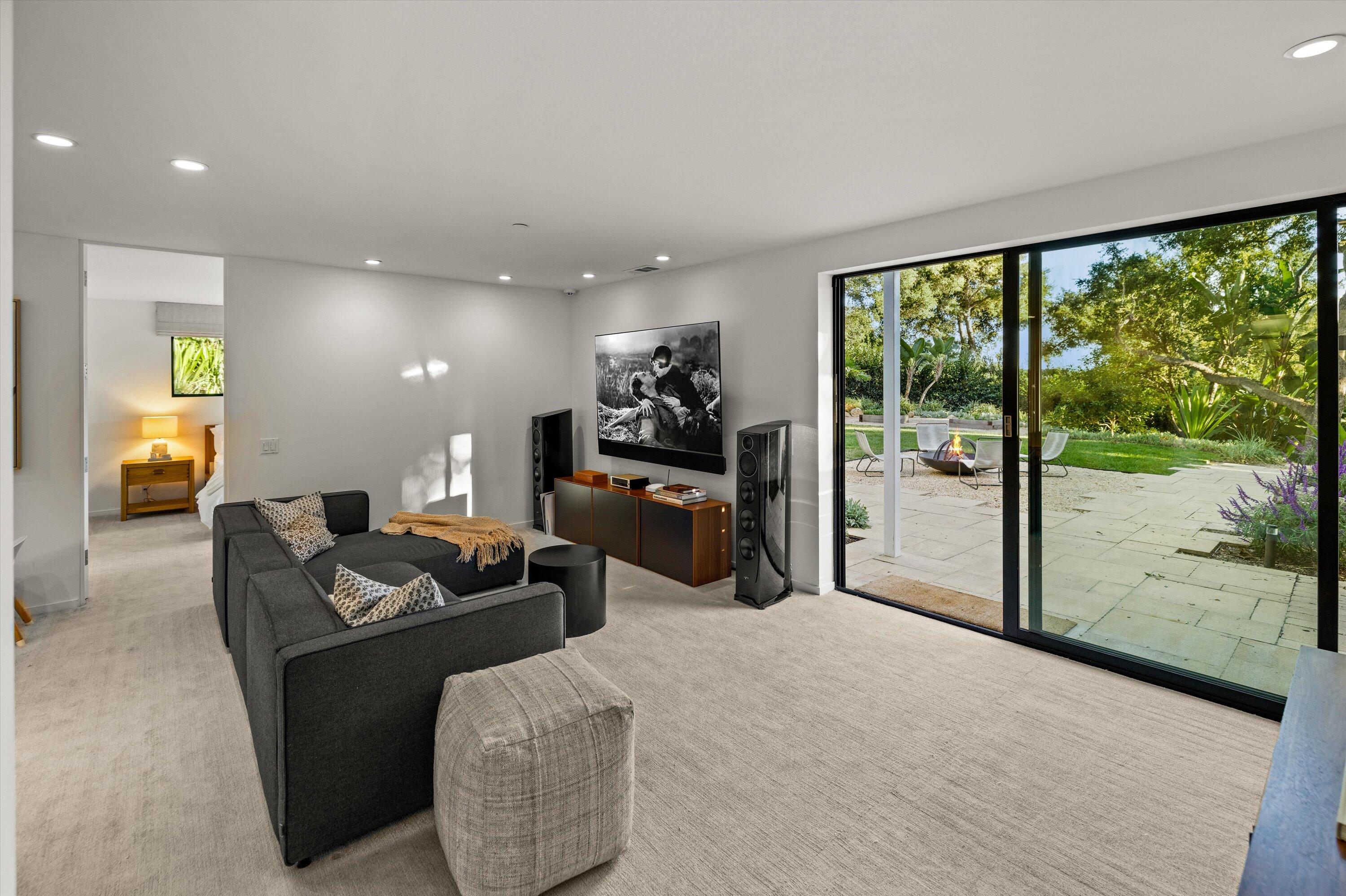 840 Riven Rock Road Montecito, CA 93108 - Photo 38 of 52 a living room with furniture and a large window