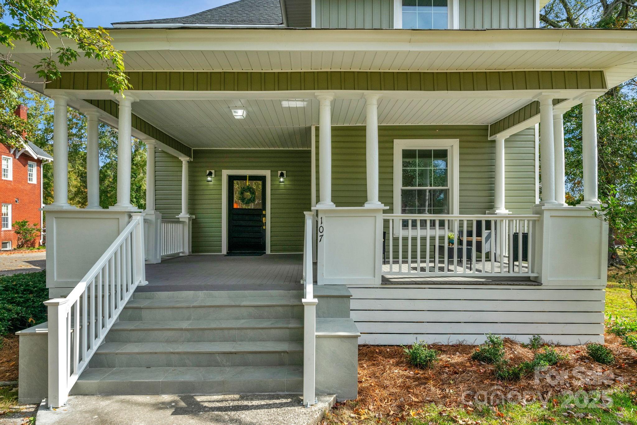 107 Rockingham Road Rockingham, NC 28379 - Photo 3 of 48 a view of porch with a bench