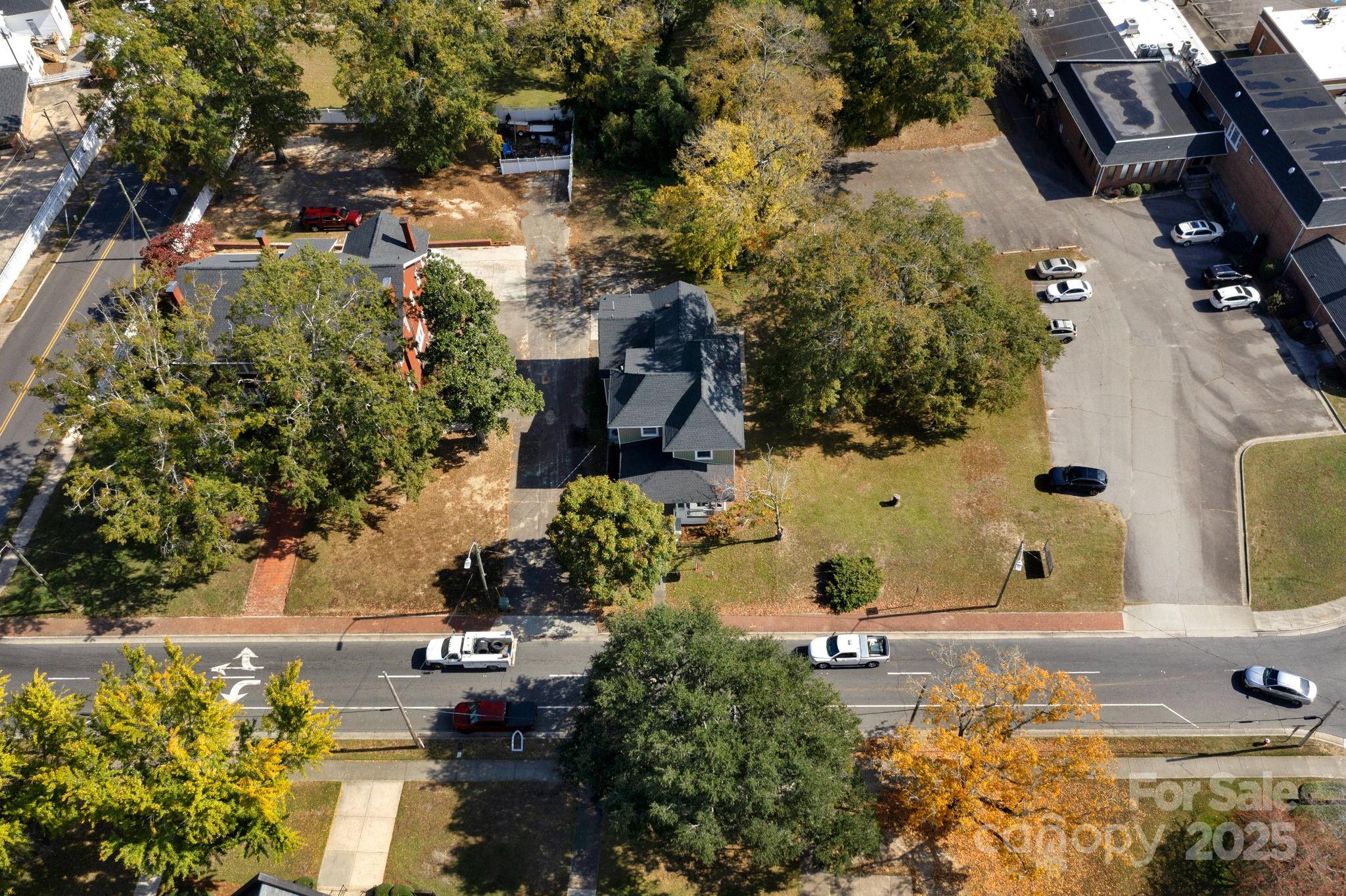 107 Rockingham Road Rockingham, NC 28379 - Photo 47 of 48 an aerial view of a houses with yard