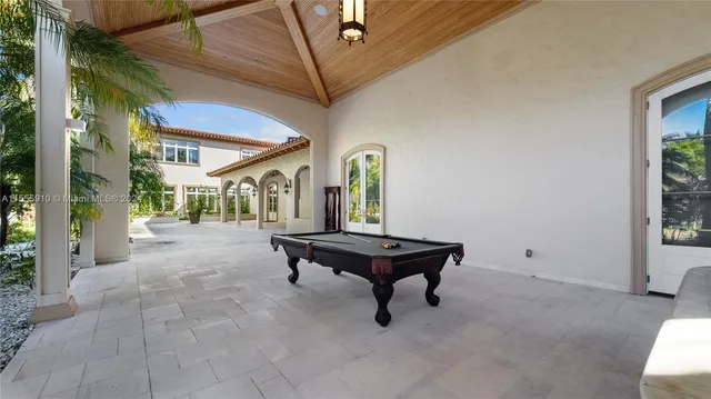 a view of outdoor space with garden