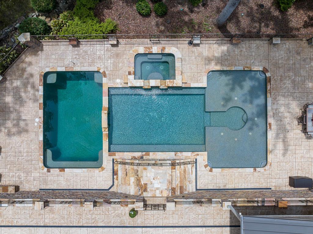 695 Boat Club Road Hamilton, GA 31811 - Photo 41 of 70 Drone Shot of the Pool