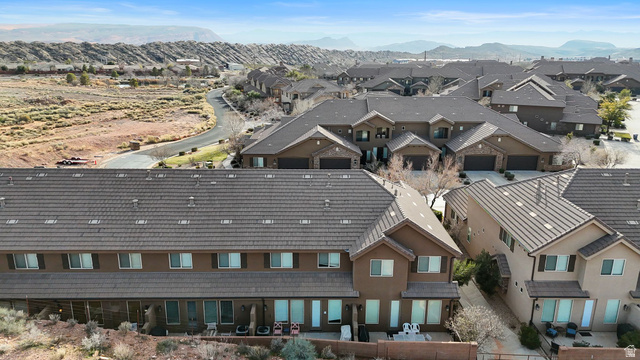 4269 Razor Drive Washington, UT 84780 - Photo 39 of 50 Aerial view of residential area featuring a mountain backdrop