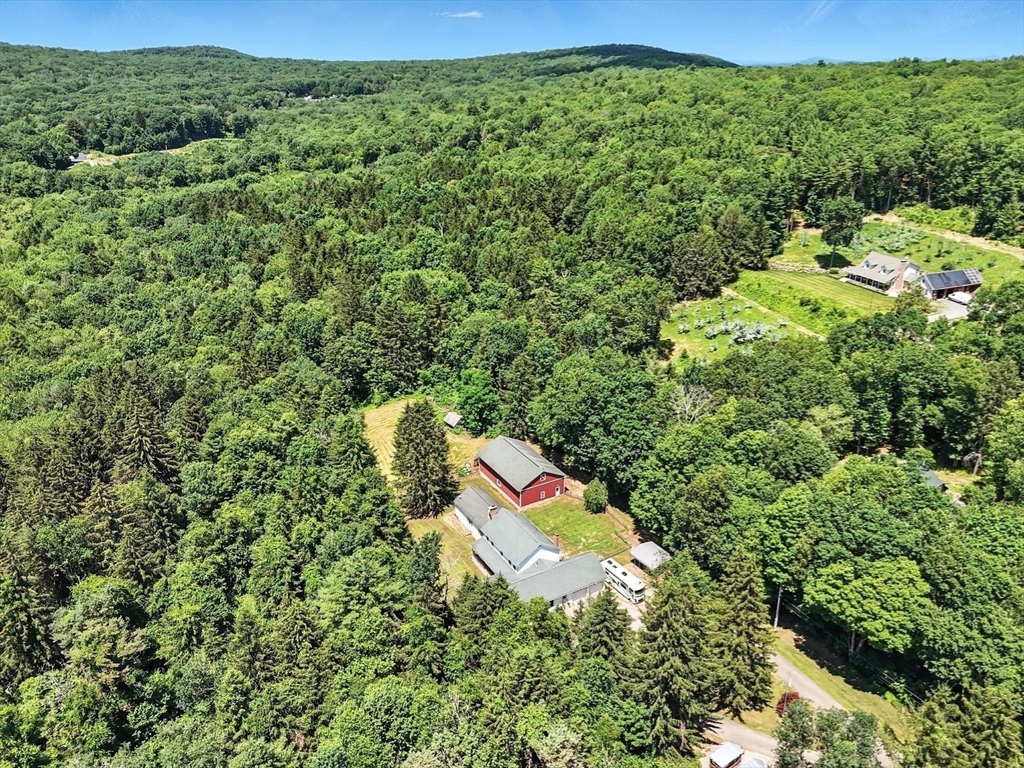 285 Lower Hampden Road Monson, MA 01057 - Photo 35 of 40 a aerial view of a house with a yard