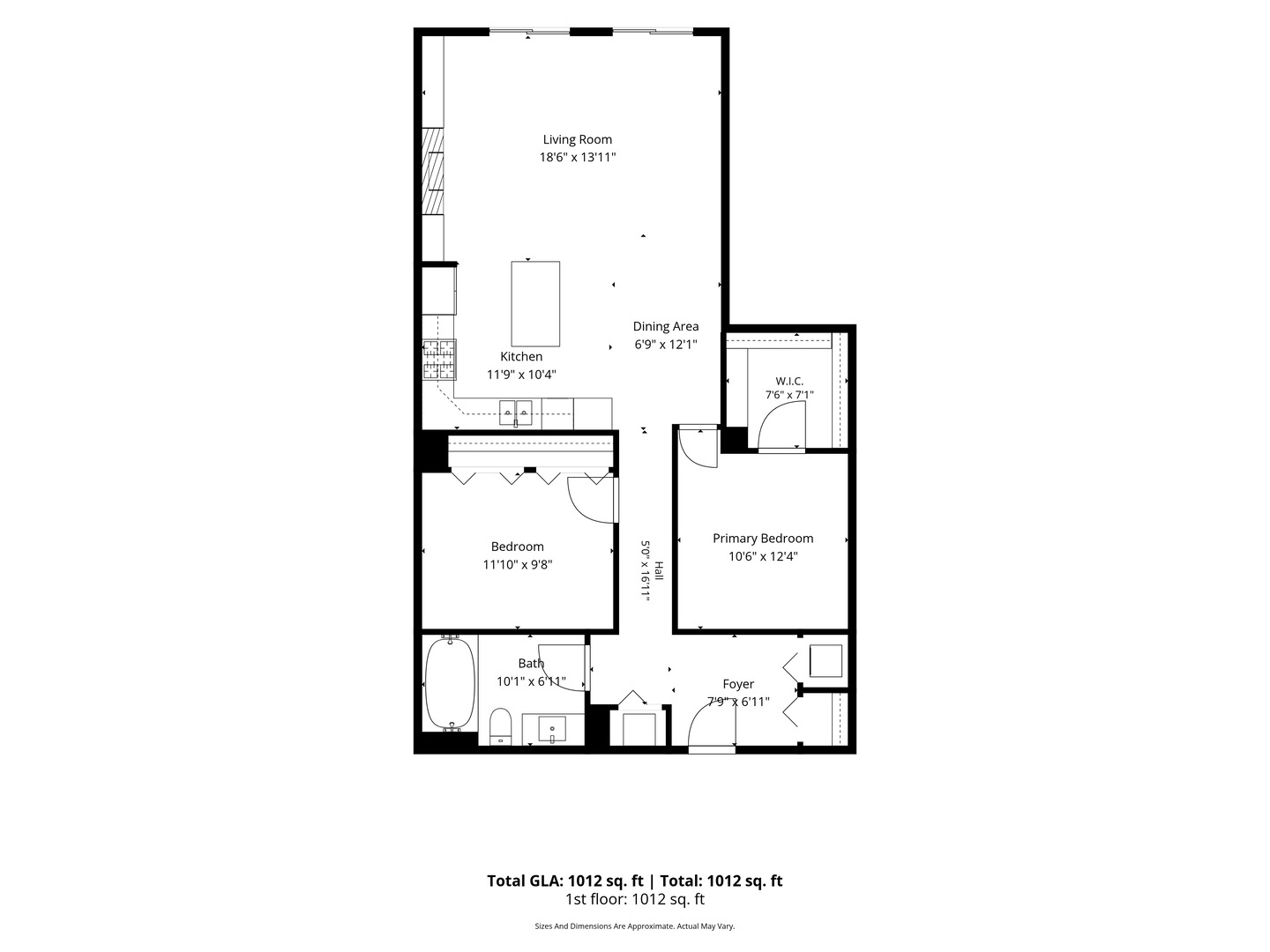 1301 West Madison Street, Unit 305 Chicago, IL 60607 - Photo 22 of 22 a picture of a floor plan