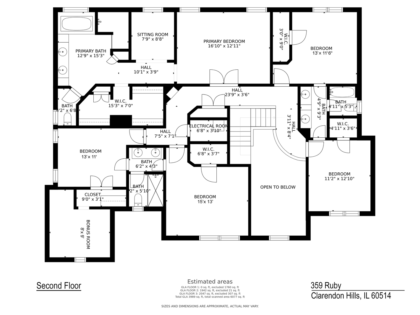 359 Ruby Street Clarendon Hills, IL 60514 - Photo 44 of 45 a picture of a book and a bed