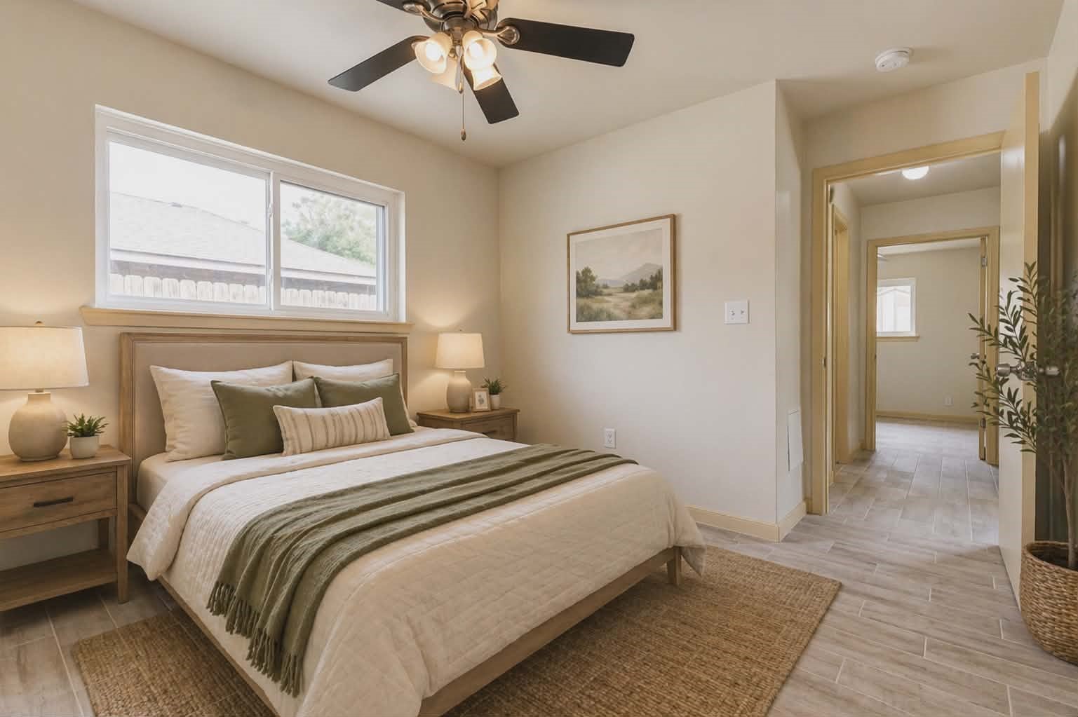 5319 Ridgestone Street Houston, TX 77053 - Photo 20 of 26 a bedroom with a bed and a window