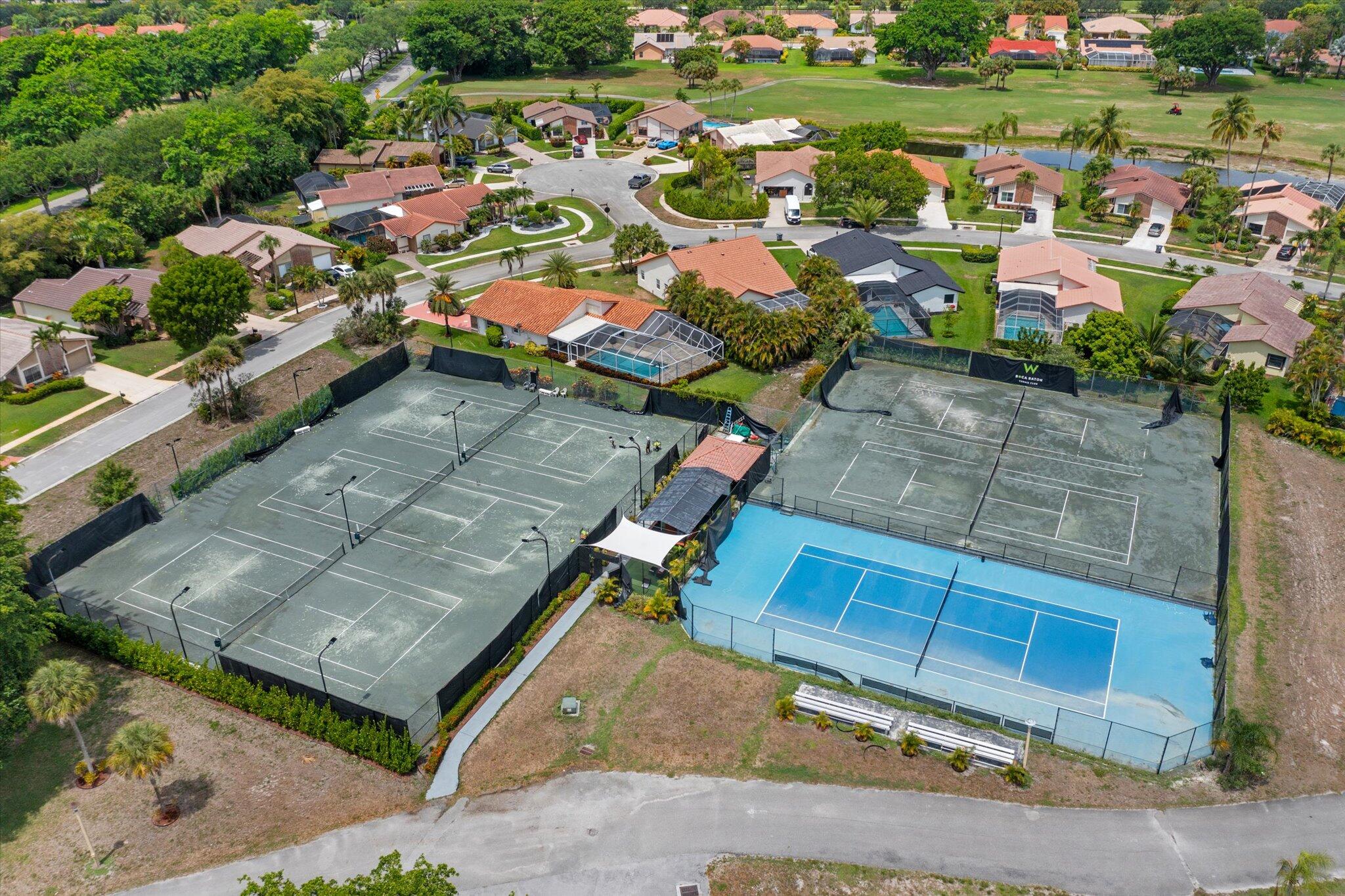 10167 Camelback Lane Boca Raton, FL 33498 - Photo 54 of 55 an aerial view of residential houses with outdoor space