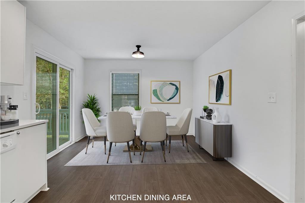 1000 Mathews Court, Unit B Smyrna, GA 30080 - Photo 2 of 42 a view of a dining room with furniture and window