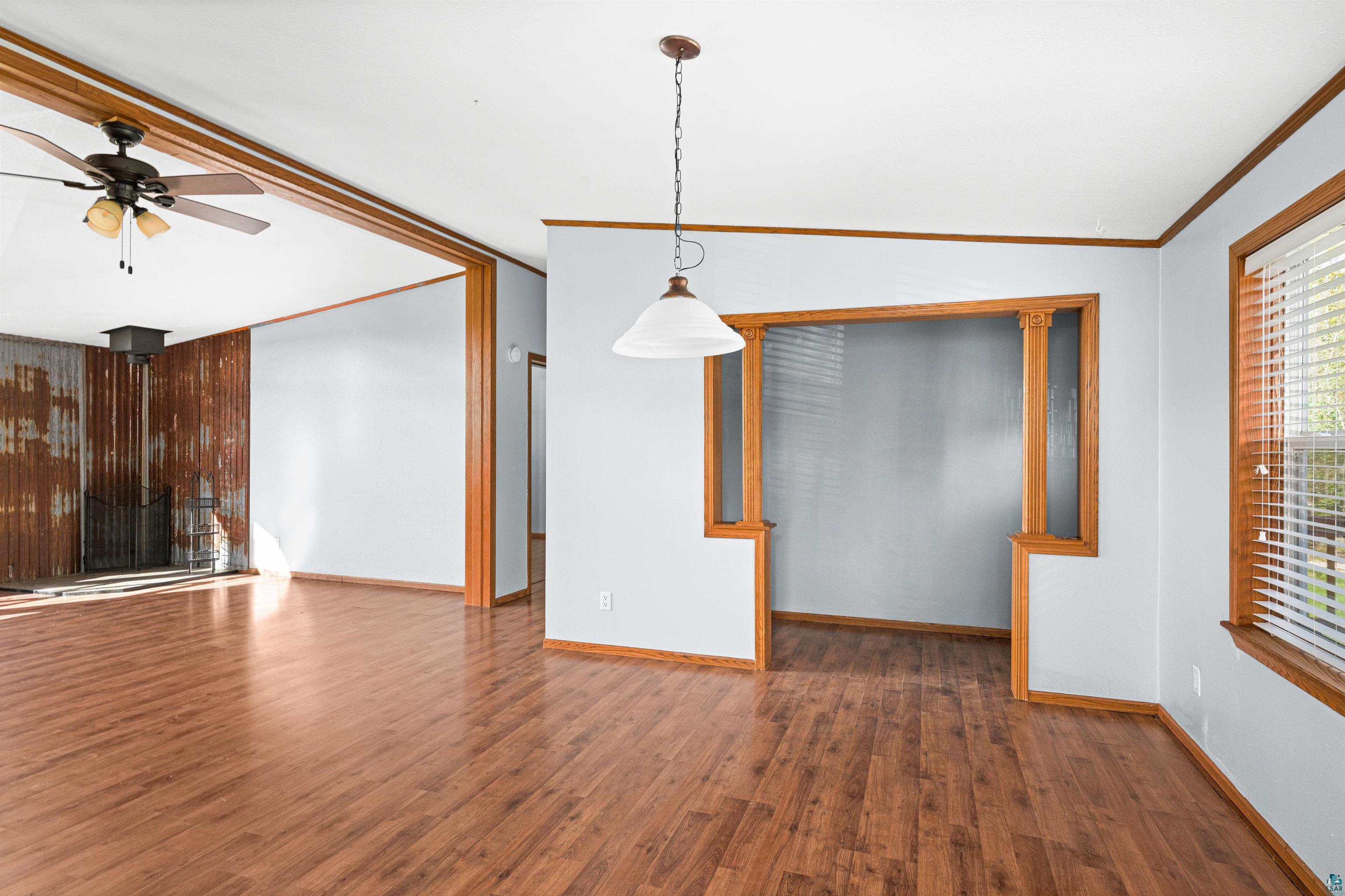 3126 Beyer Road Duluth, MN 55804 - Photo 12 of 23 Spacious interior featuring laminate flooring, light wall paint.
