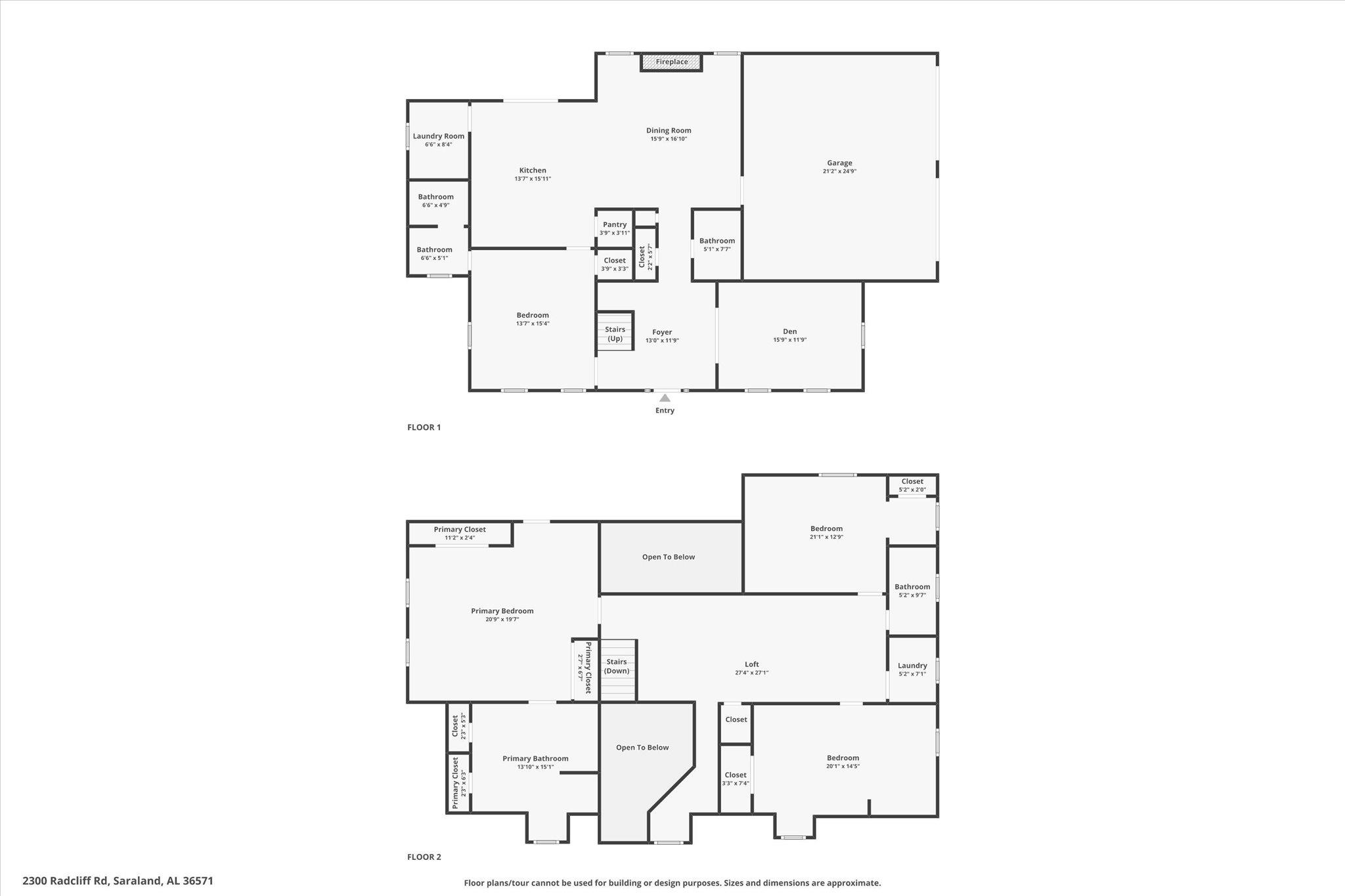 2300 Radcliff Road Saraland, AL 36571 - Photo 54 of 56 View of room layout