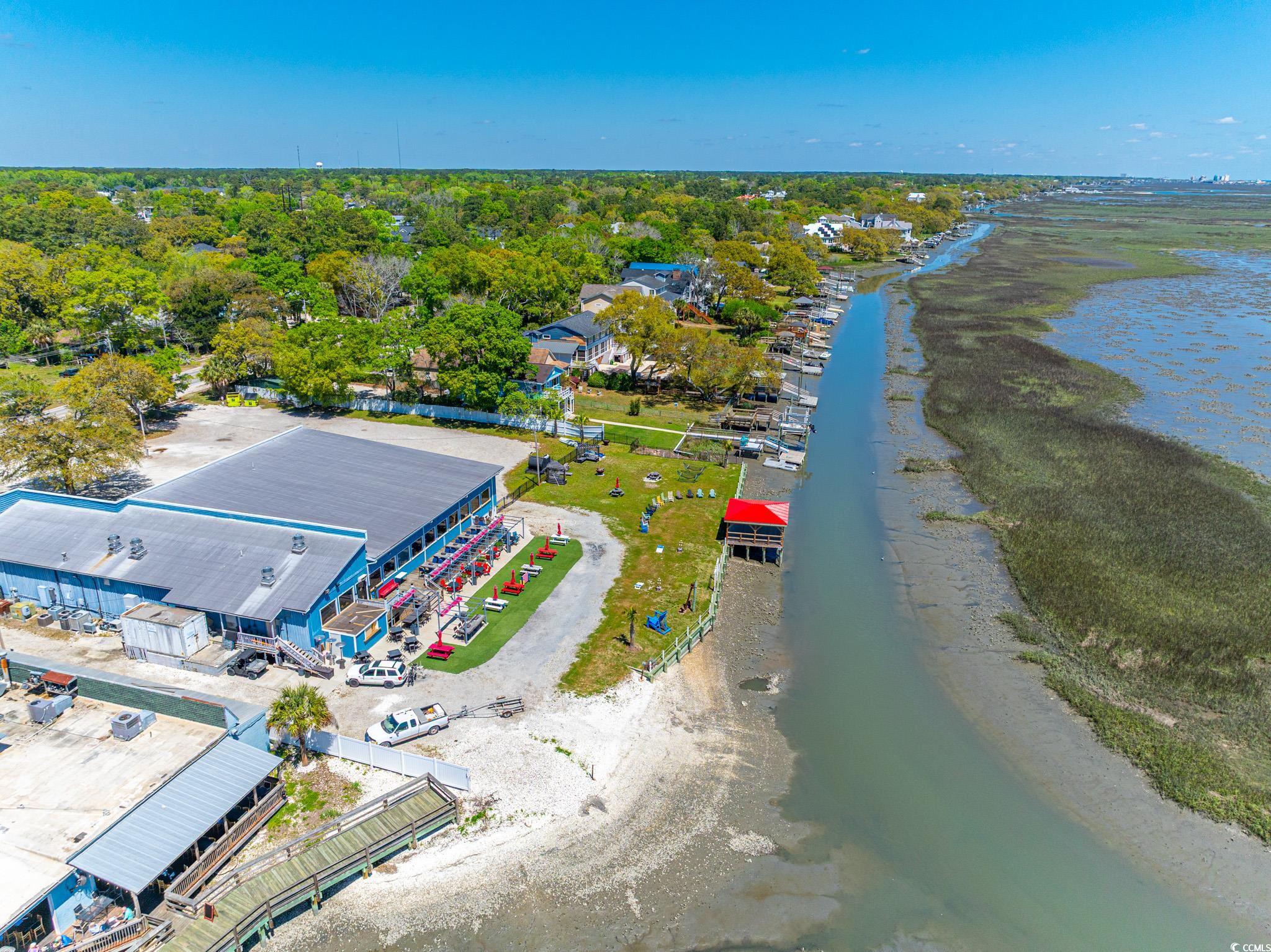 675 Mariner Avenue Murrells Inlet, SC 29576 - Photo 24 of 27 Birds eye view of property with a water view