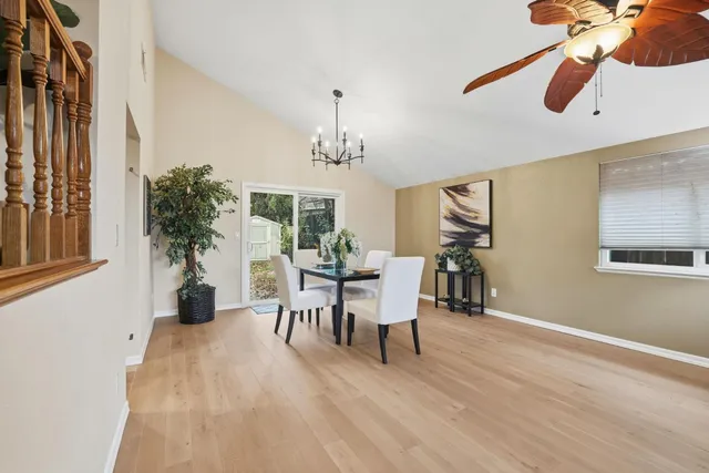 a view of an entryway with wooden & door