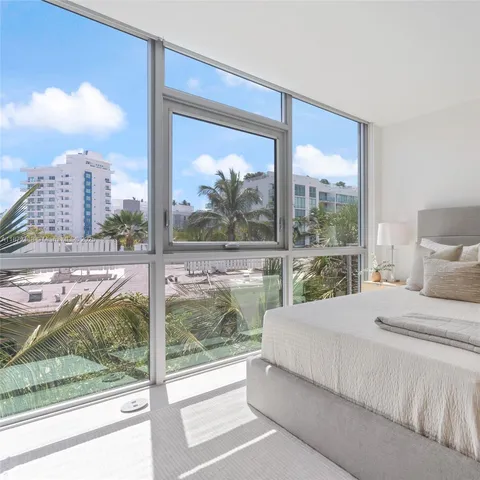 a view of a city with tall buildings