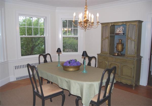 25 Winthrop Road Lexington, MA 02421 - Photo 7 of 16 a view of a dining room with furniture window and outside view