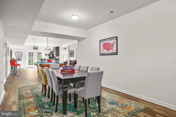 a house view with a seating space