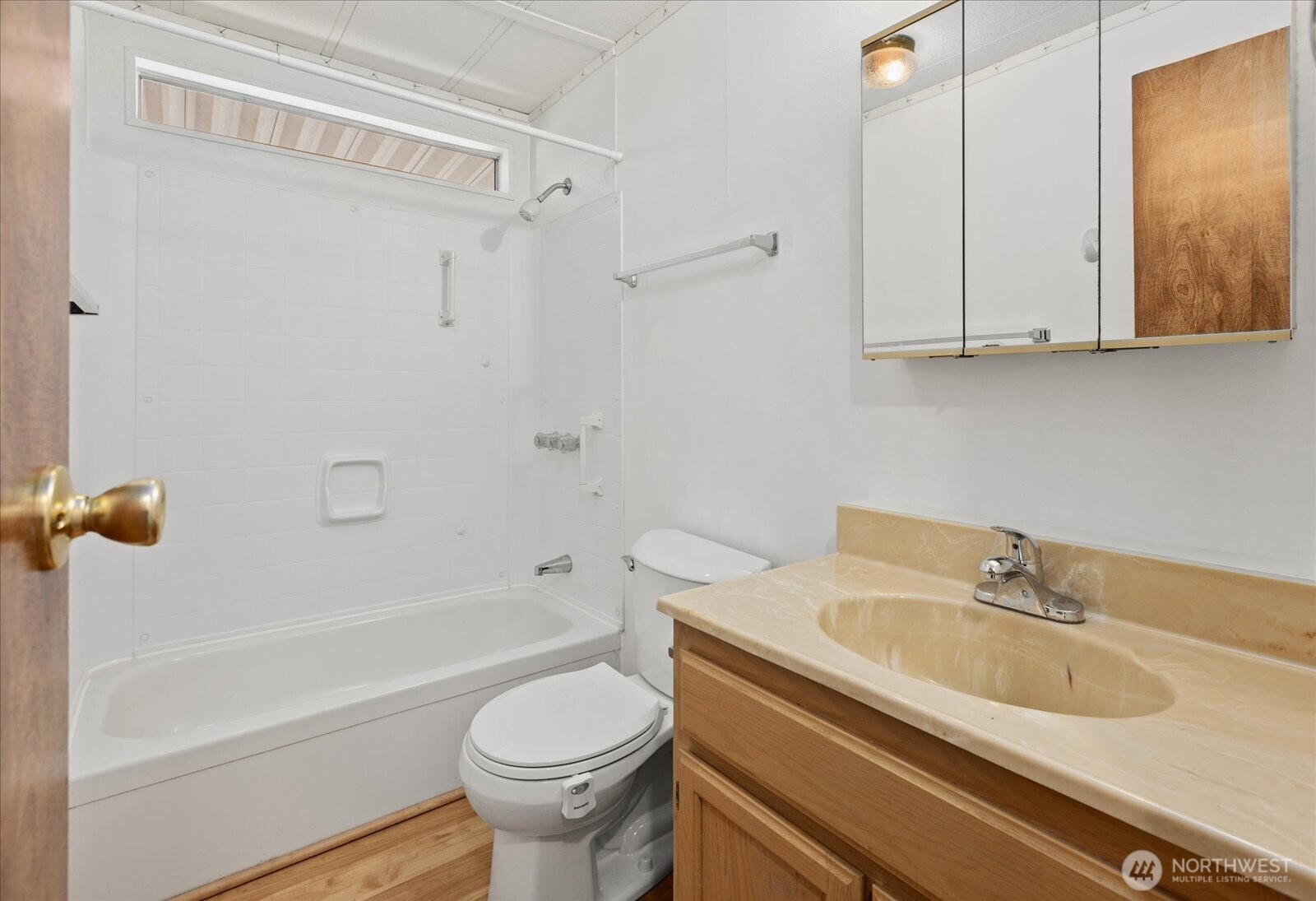 815 124th Street Southwest, Unit 133 Everett, WA 98204 - Photo 21 of 38 a bathroom with a sink a toilet and shower