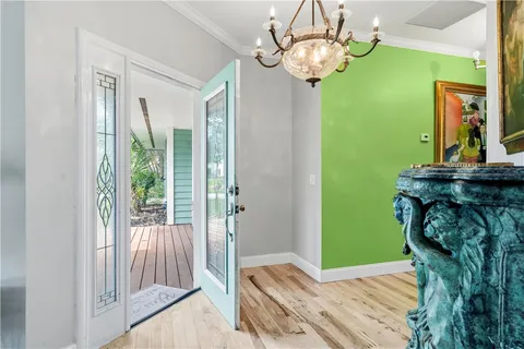 a kitchen with a cabinets and stove