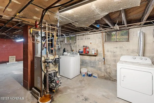 a view of a storage room