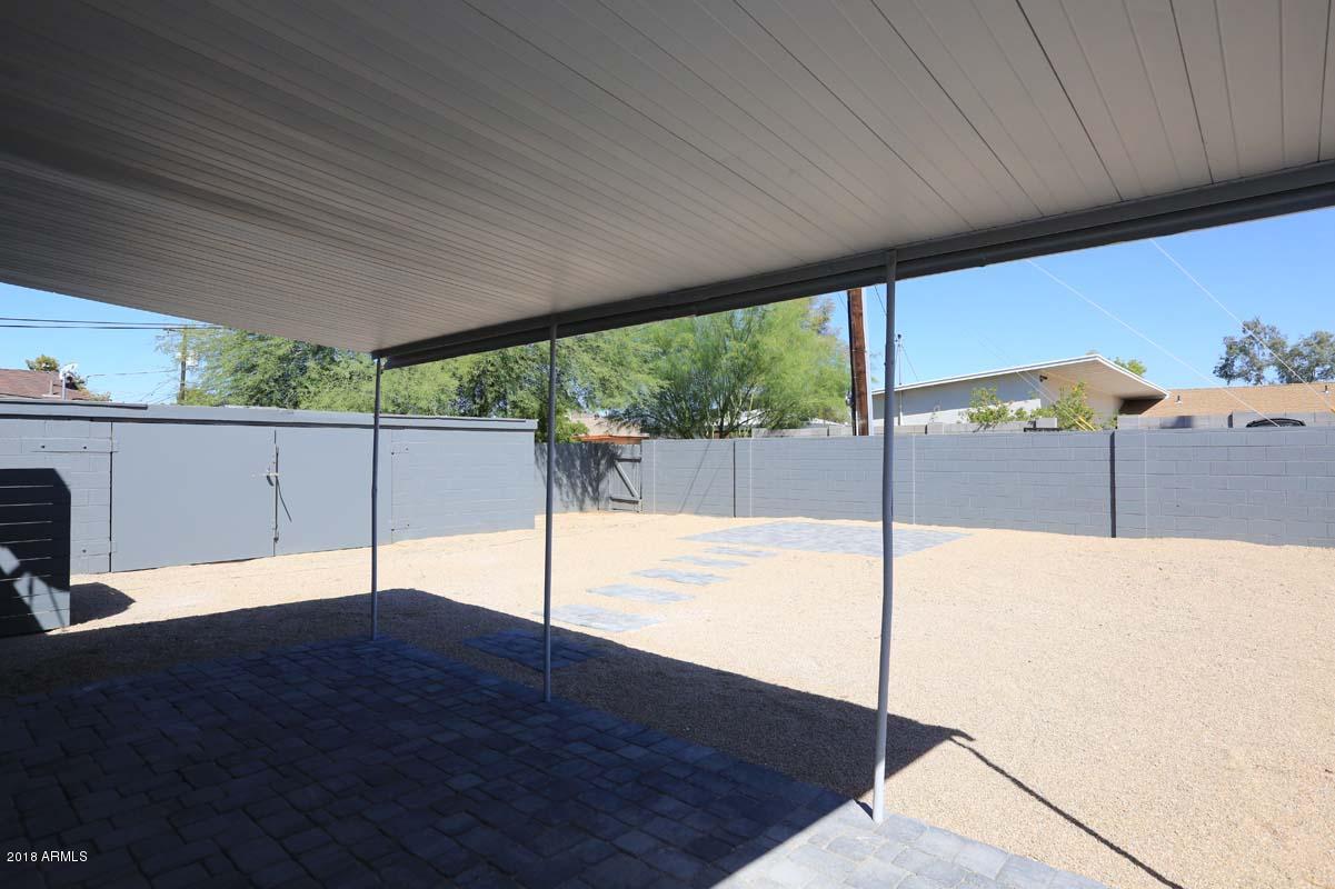 7754 East Thomas Road Scottsdale, AZ 85251 - Photo 12 of 23 Covered Pavered Patio-View
