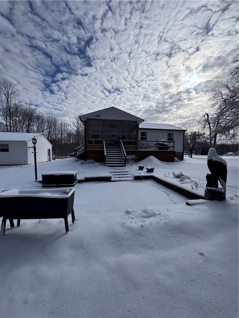 1056 Minard Run Road Rew, PA 16744 - Photo 31 of 50 Rear brick patio