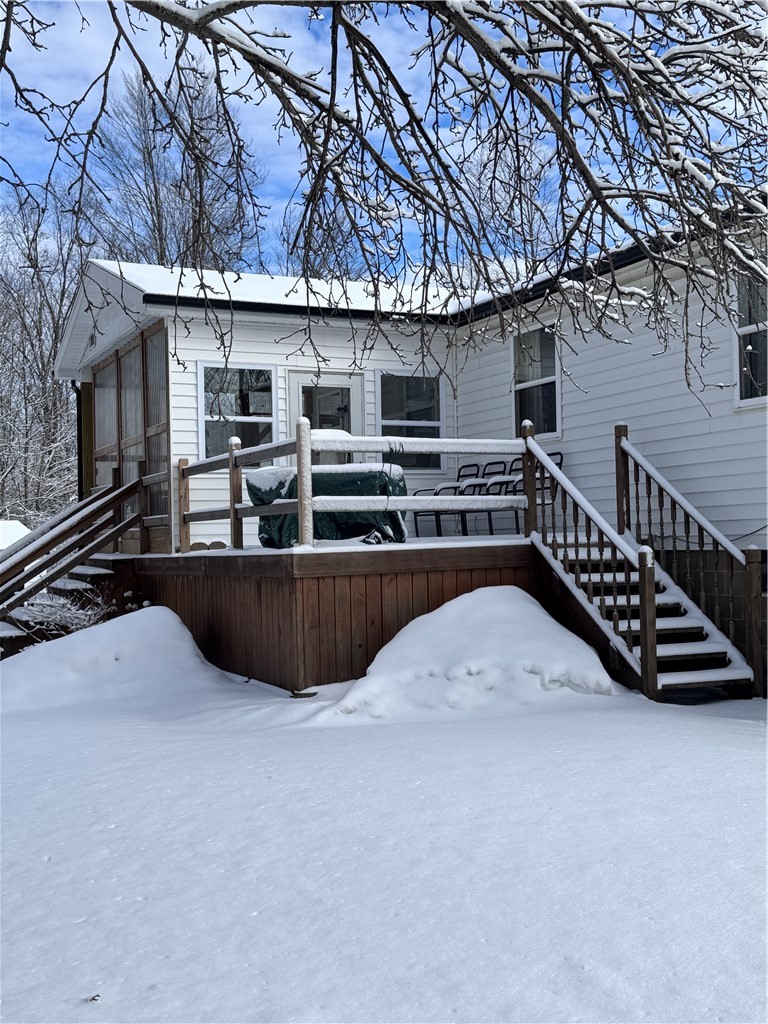 1056 Minard Run Road Rew, PA 16744 - Photo 37 of 50 Rear enclosed and opened porches