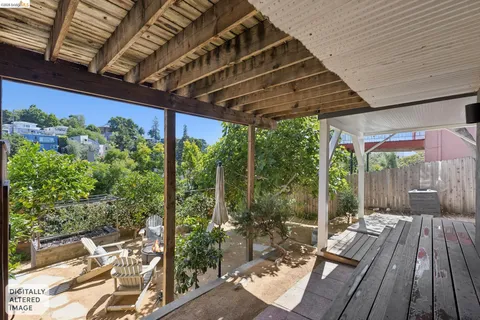 a view of a house with a patio