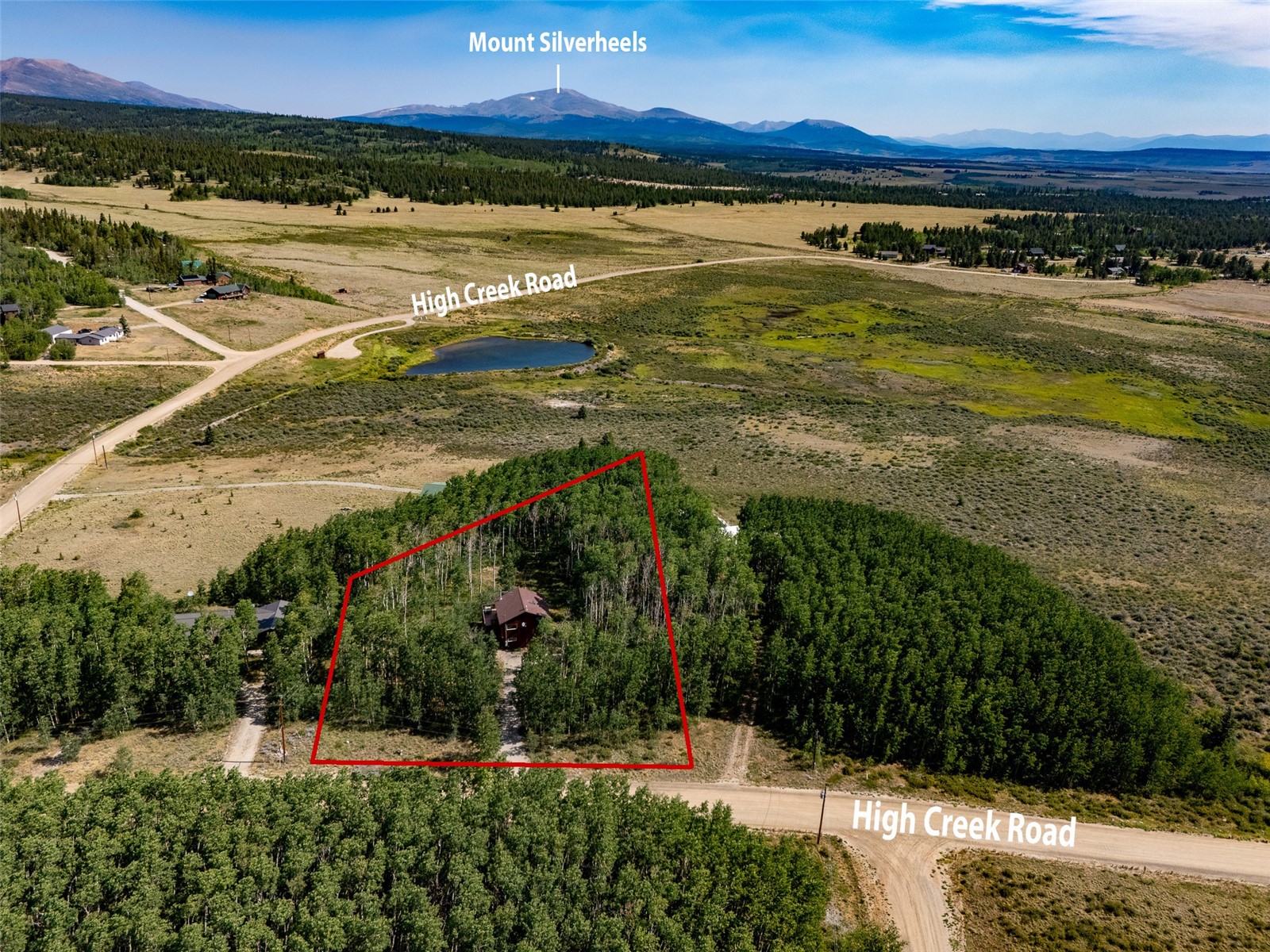 1122 High Creek Road Fairplay, CO 80440 - Photo 16 of 47 approximate property lines