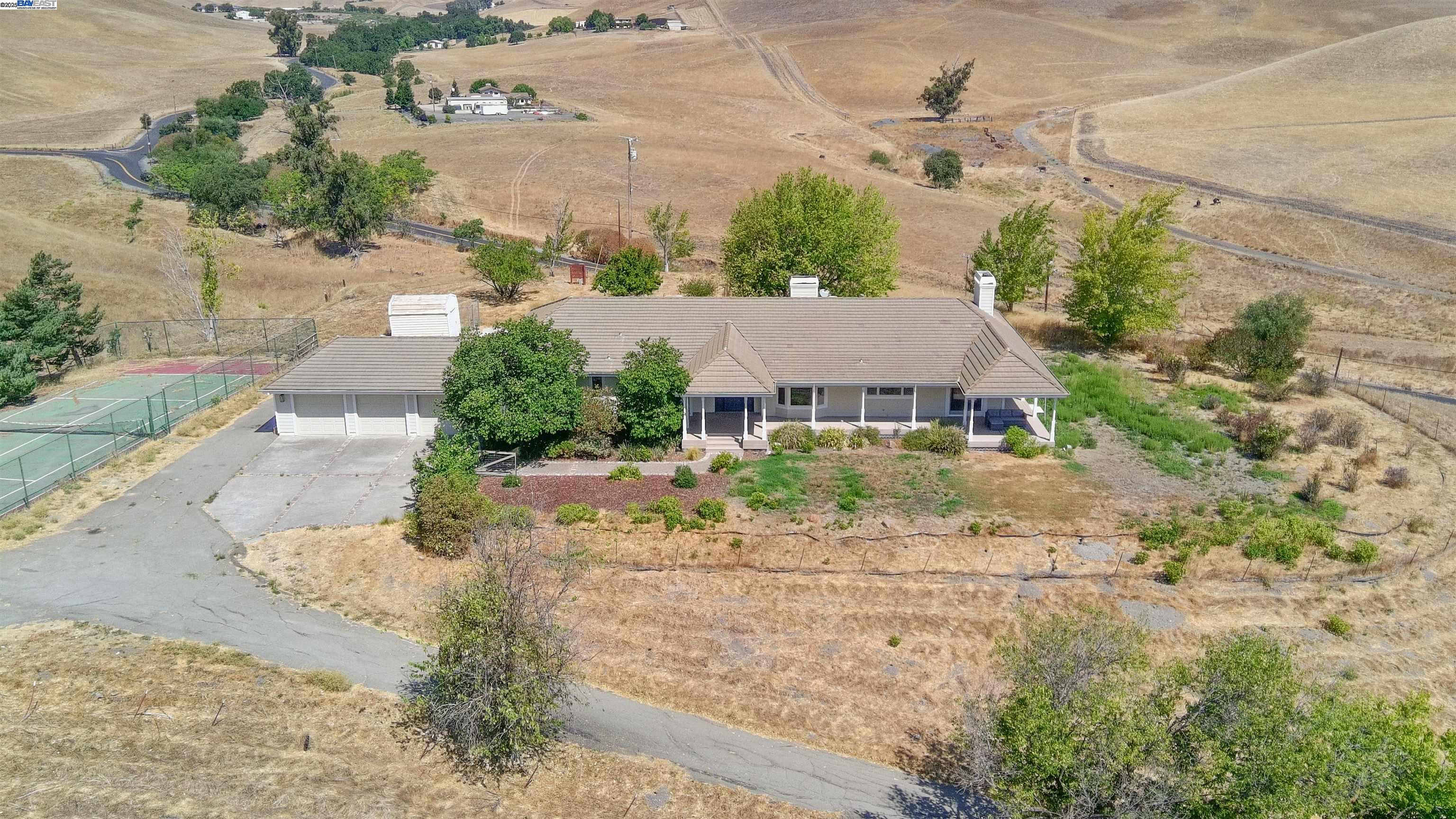 9050 Highland Road Livermore, CA 94551 - Photo 48 of 57 an aerial view of a house