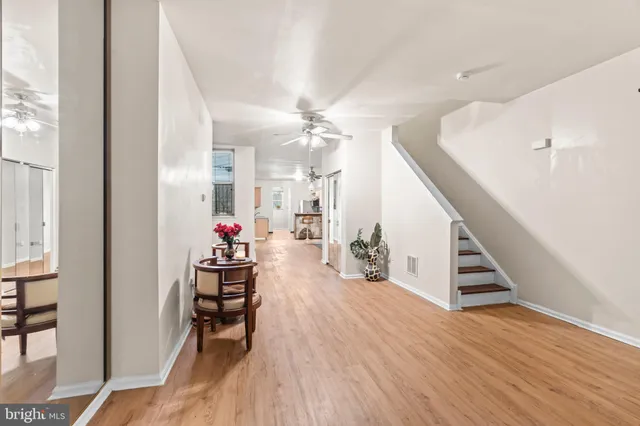 a view of a living room