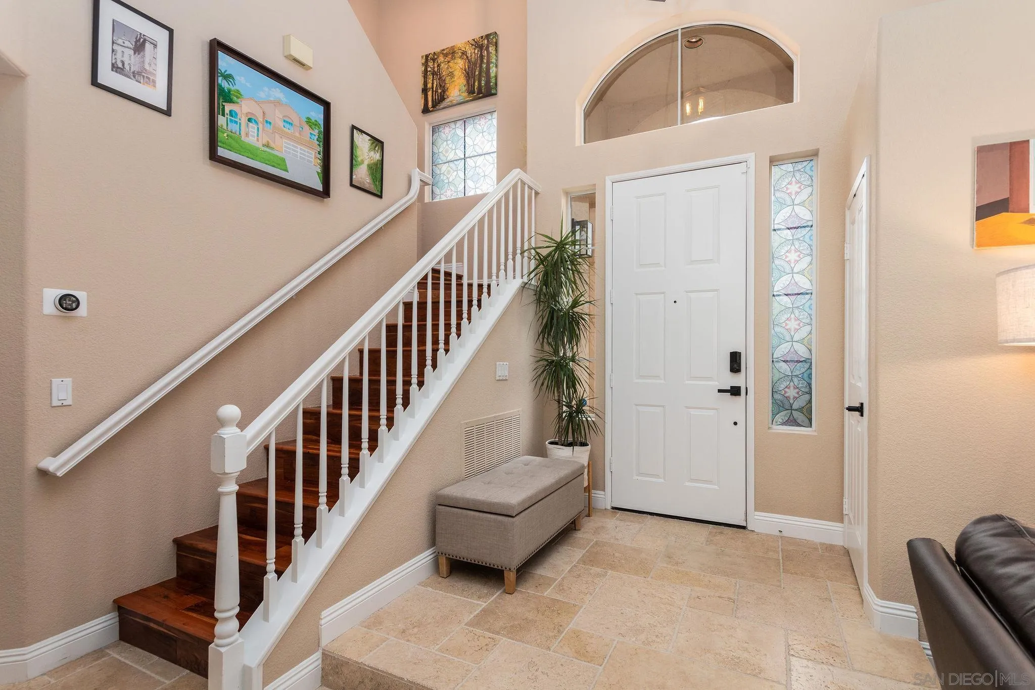 4532 Avenida Privado Oceanside, CA 92057 - Photo 5 of 40 a view of livingroom with furniture and stairs