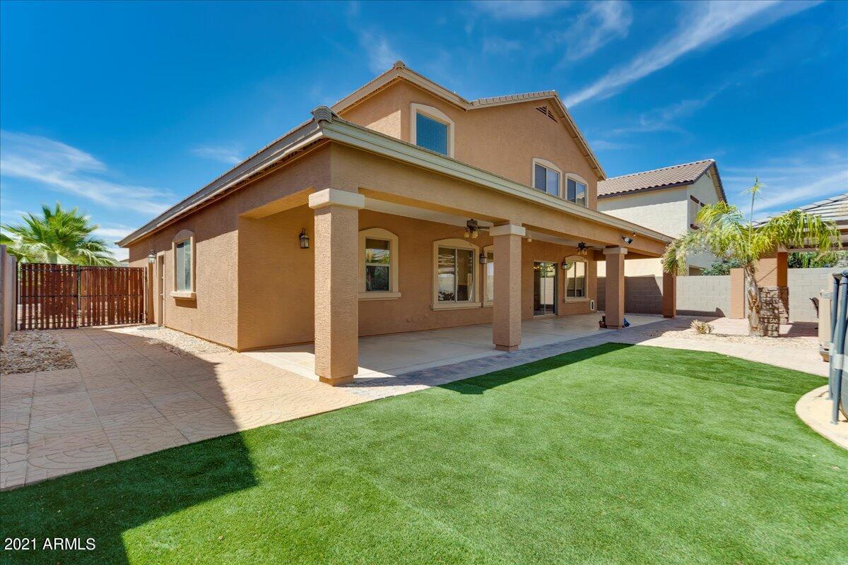 9802 Tangerine Road Florence, AZ 85132 - Photo 38 of 39 38-36Back of home